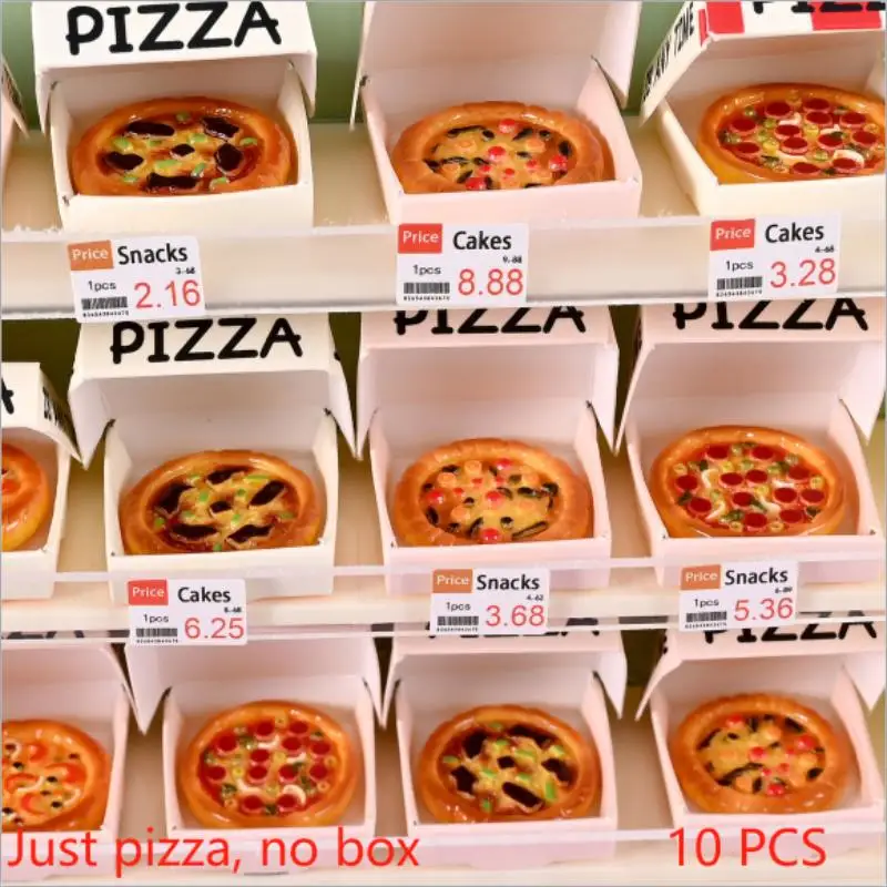 Kids Toys House - 10 SZT. Miniaturowe pizzy do domku