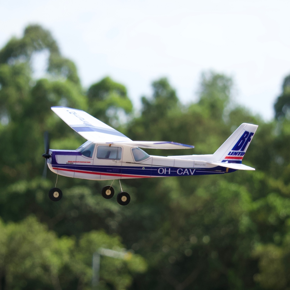 Kids Toys Vehicle - MinimumRC samolot Kit Blue Cessna152 360mm