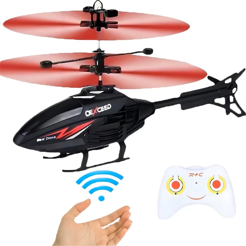 Kids' Toys Channel - 2-kanałowy helikopter z zawieszeniem sterowany gestami