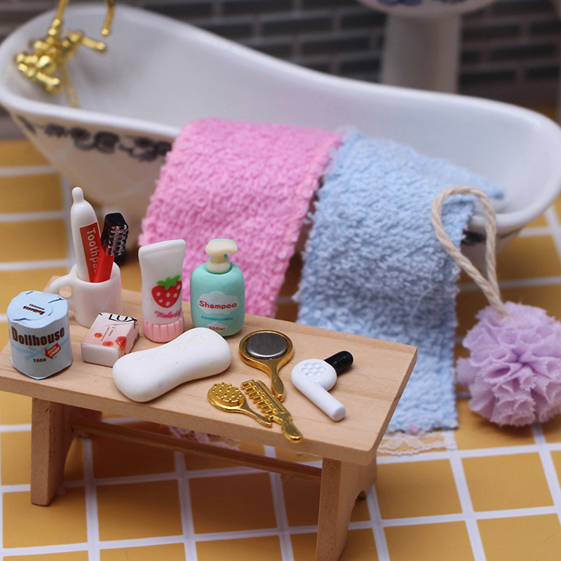 Kids Toys House - Miniaturowy domek dla lalek, praktyczne akcesoria