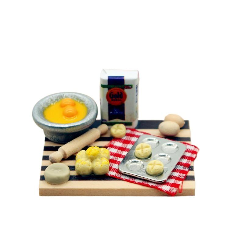 Kids Toys Play Egg - Zabawki do domku dla lalek, stacja