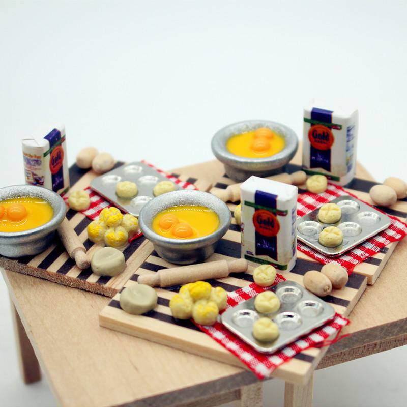 Kids Toys Play Egg - Zestaw do robienia ciast dla lalek,