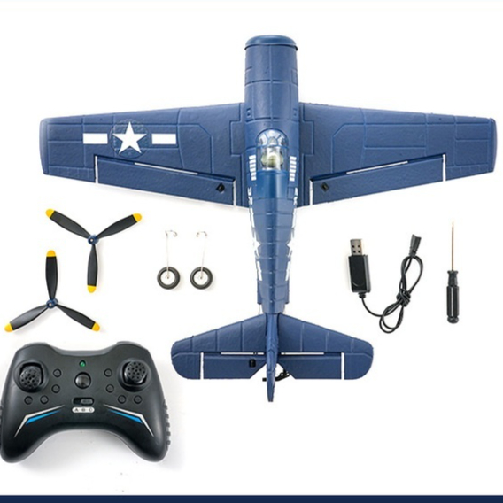 Kids' Toys Channel - Samolot RC Fx9503 F6f Hellcat, 4-kanałowy,
