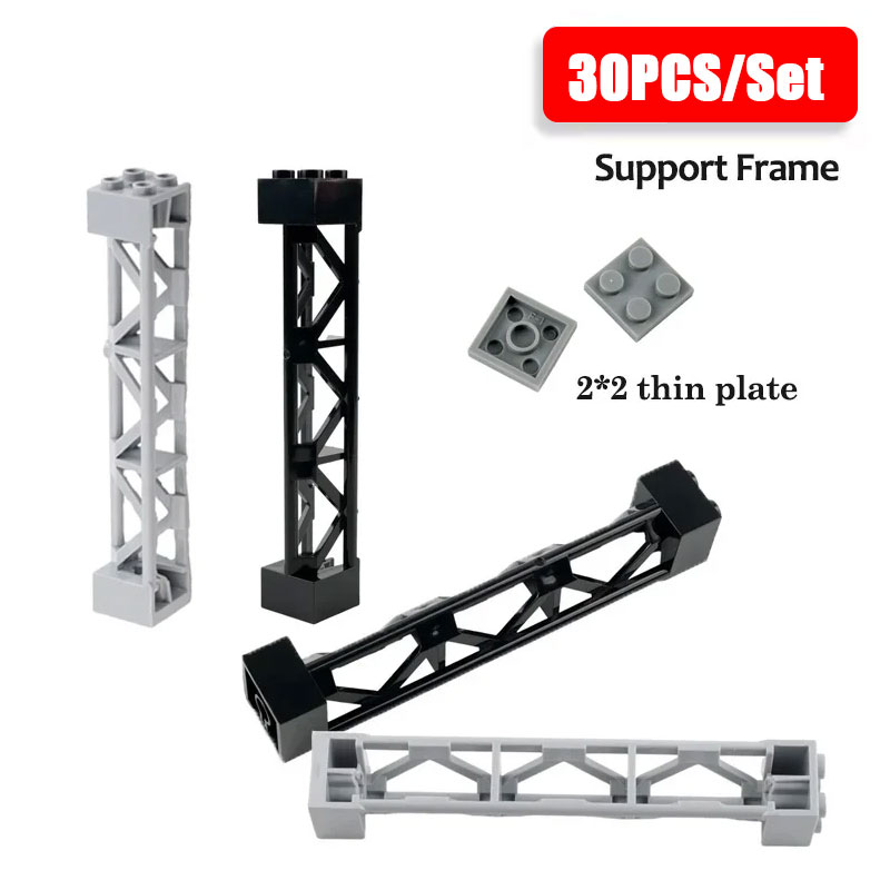 Toy Train Track Set - 30 szt. 95347 58827 Podpórka do