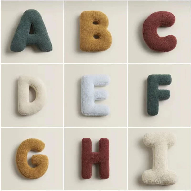 Kids Toys Names - INS Nordic 26 English Letters Poduszka