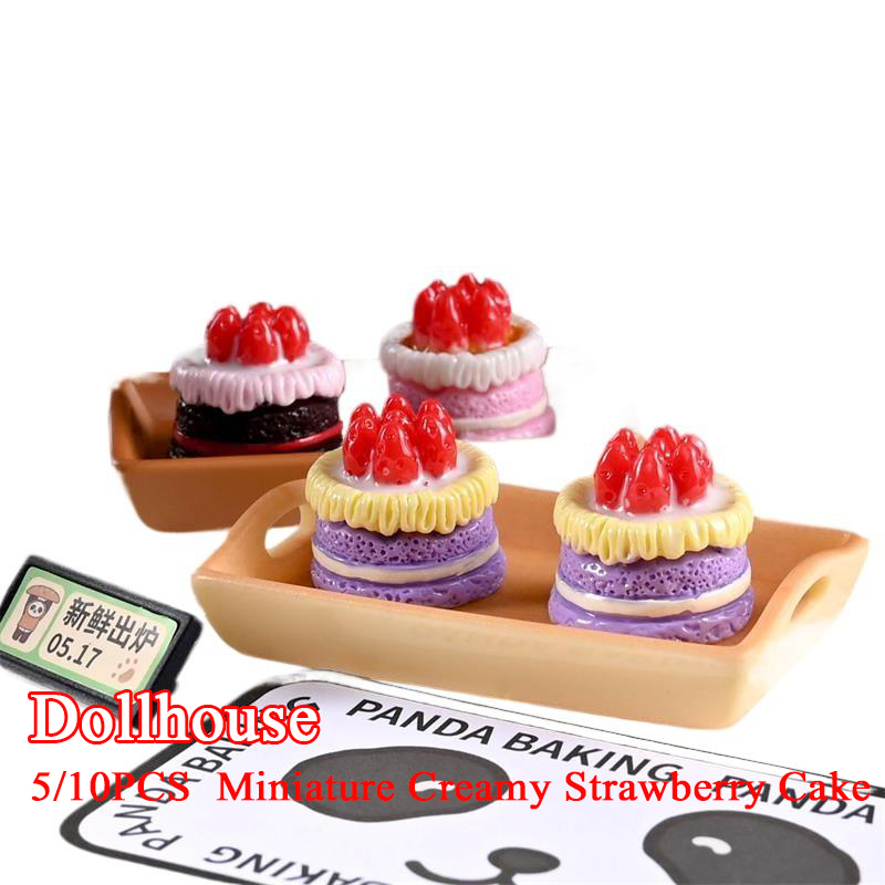 Kids Toys House - 5/10 SZT. Miniaturowy domek dla lalek,