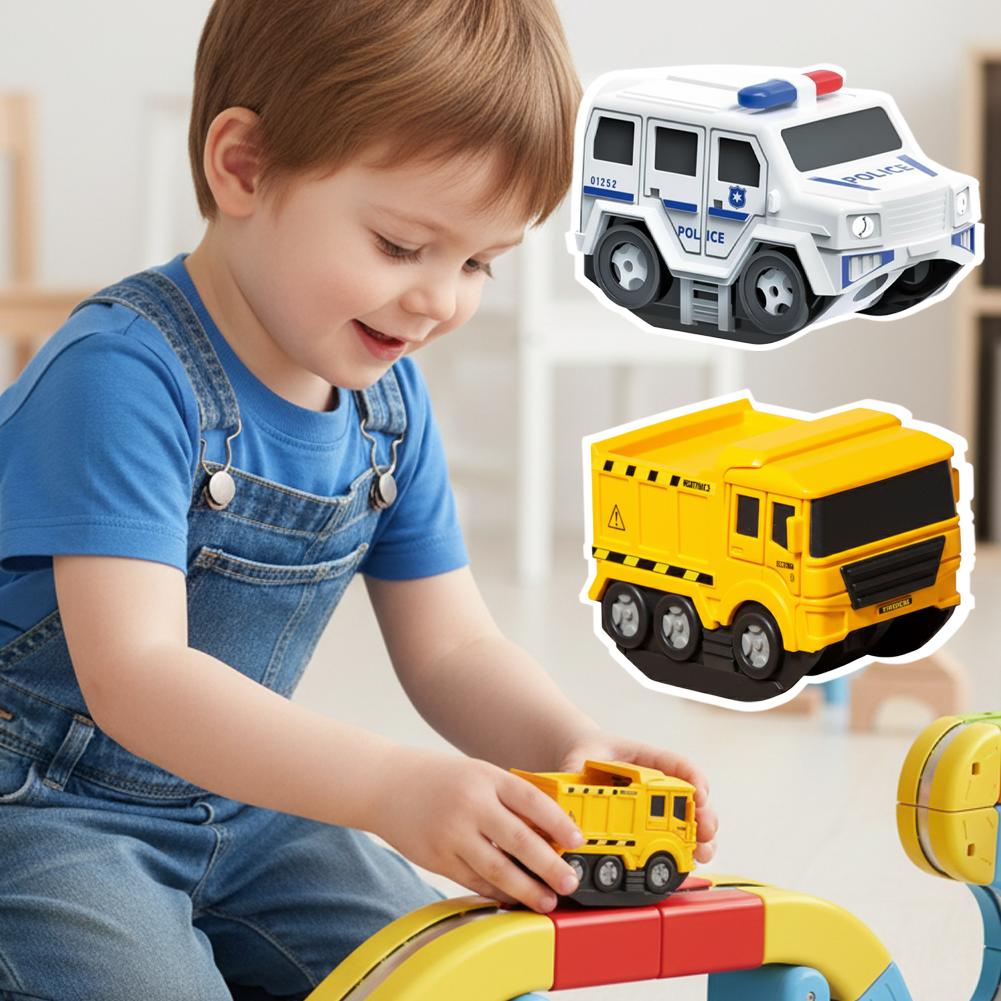 Toy Train Track Set - Elektryczny Magnetyczny Samochód Antygrawitacyjny Do Magnetycznych