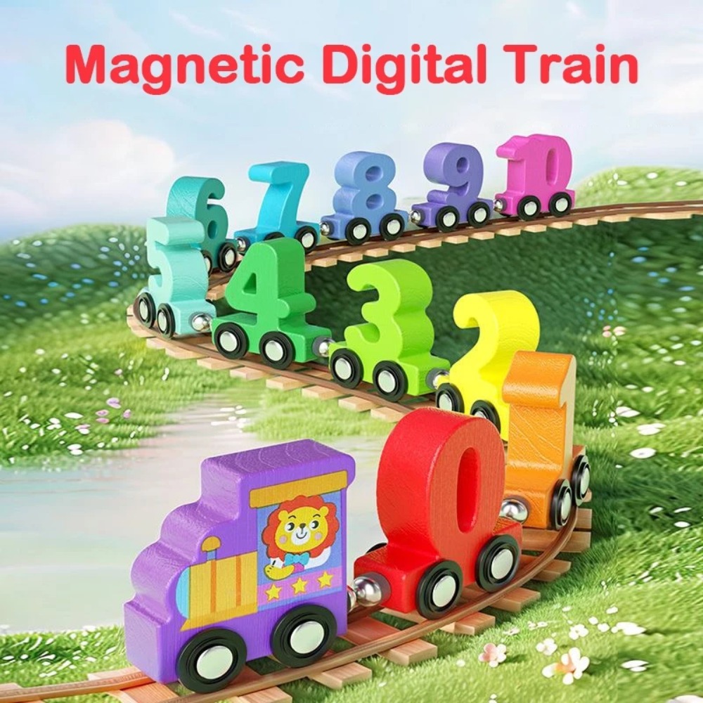 Toy Train Track Set - 1 zestaw 0-10 Cyfrowe Pociągi Zabawki