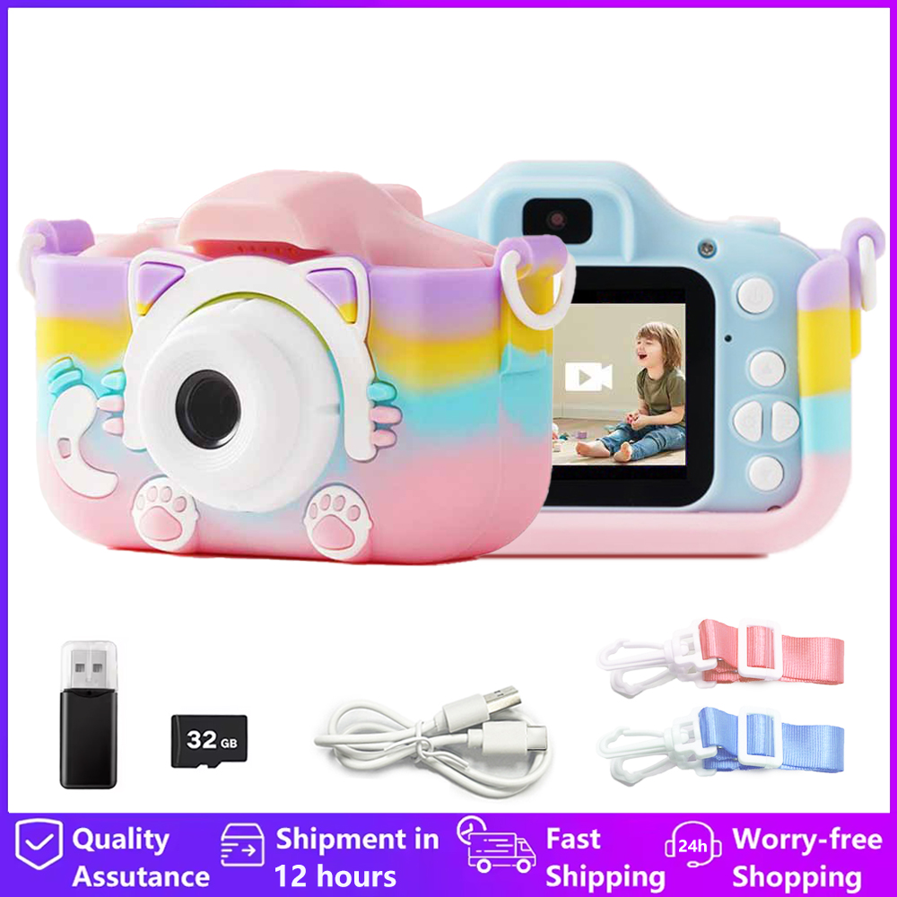 Kids Toys Top View - Aparat fotograficzny dla dzieci HD 1080P