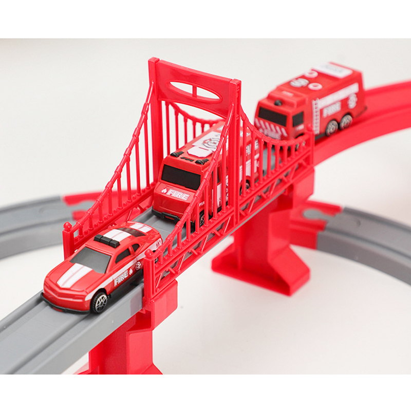 DIY Czerwony plastikowy zestaw – Toy Train Track Set recenzja i cena
