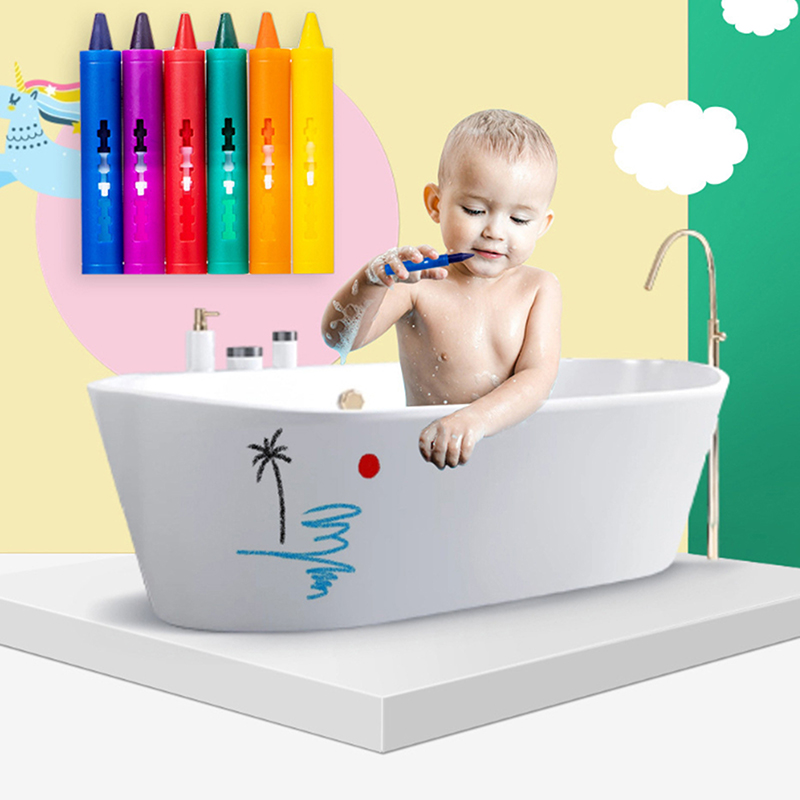 6 kolorów Zmywalne kredki do k – Kids Toys Drawing Easy recenzja i cena