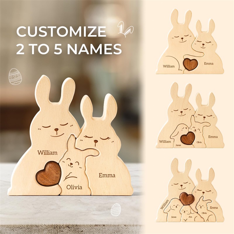 Drewniane Puzzle Rodzina Króli – Kids Toys Names recenzja i cena