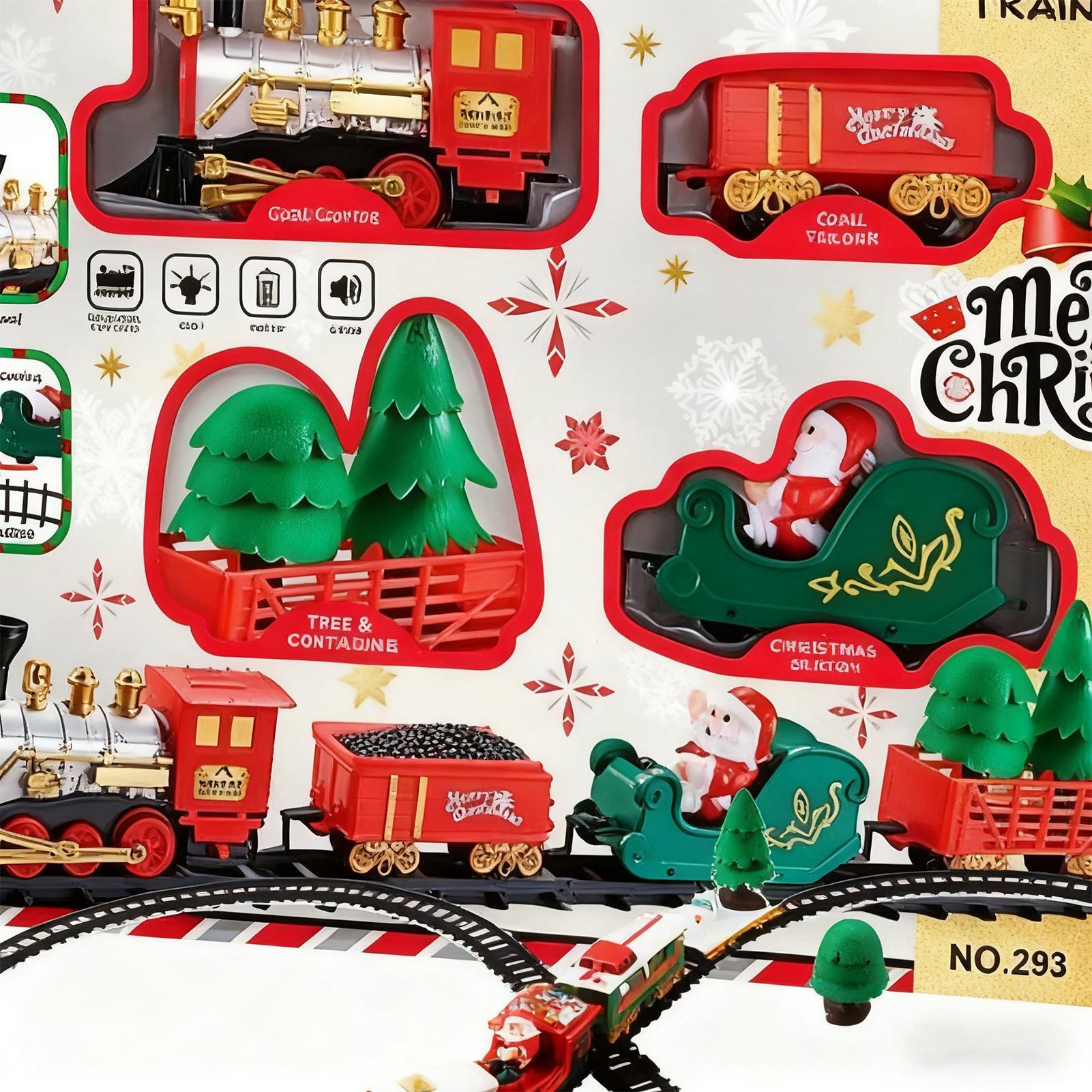 Świąteczny pociąg z światłem i – Toy Train Track Set recenzja i cena