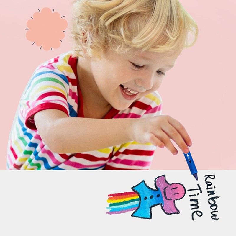 6 szt. Zmywalne kredki do kąpi – Kids Toys Drawing Easy recenzja i cena