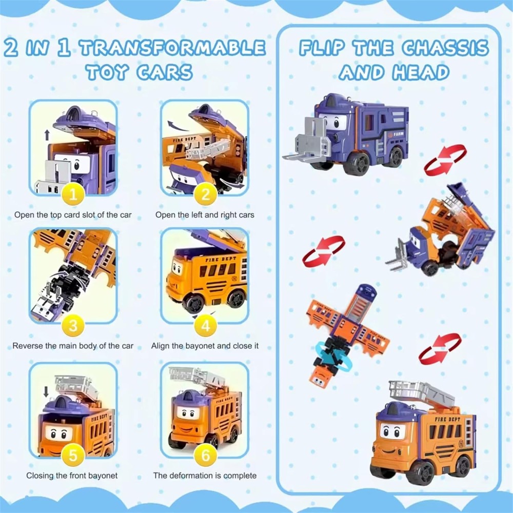 Flip Racers Transformowalne sa – Kids Toys Vehicle recenzja i cena