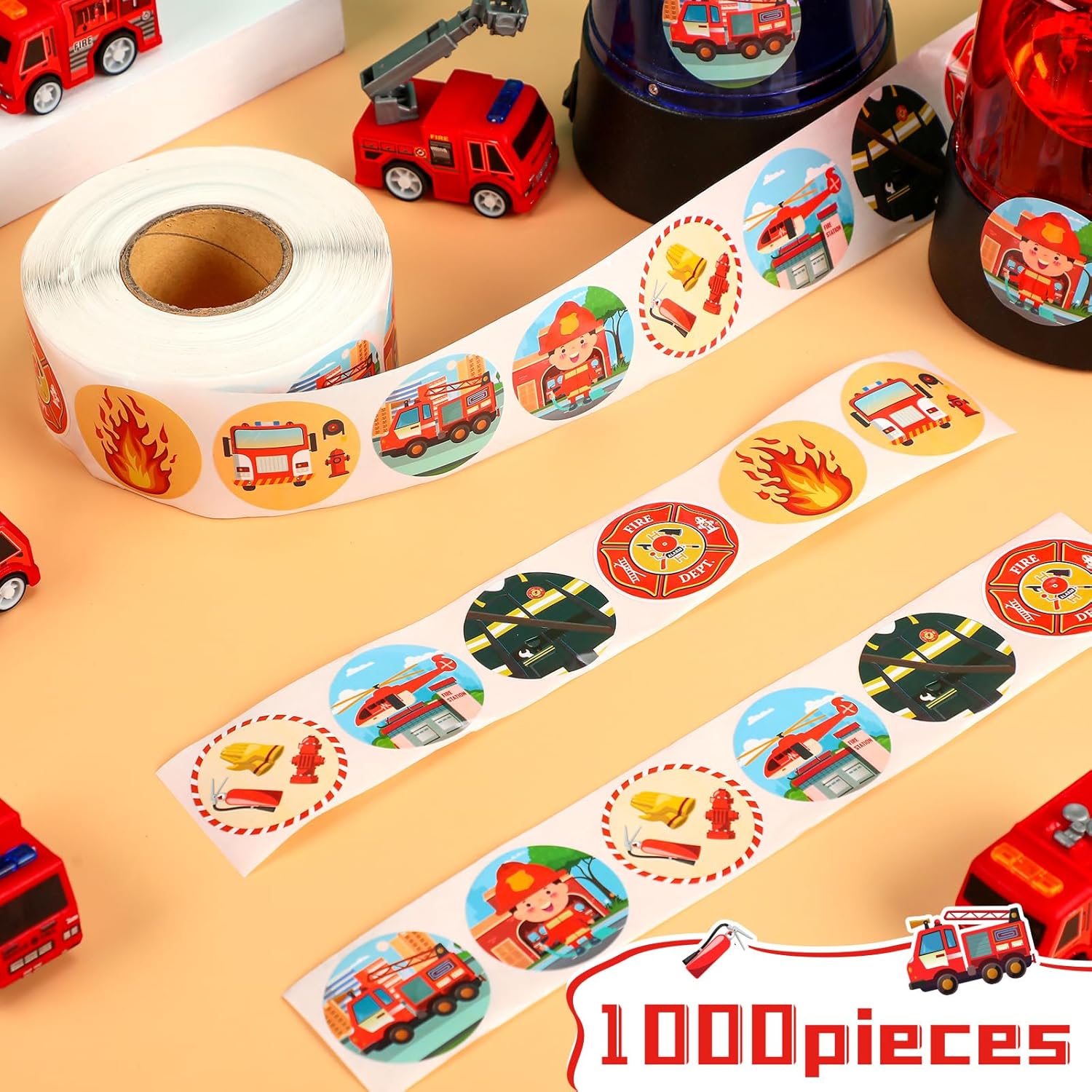 500 szt. Naklejek policyjnych  – Kids Toys Names recenzja i cena