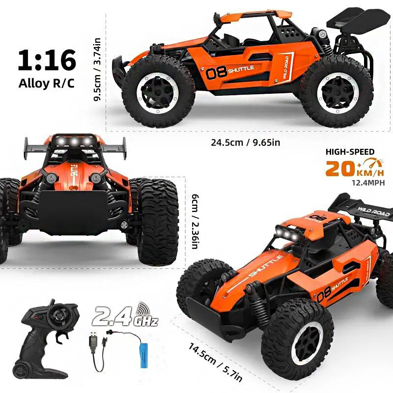 Samochód RC 1:16 High-Speed 2. – Kids' Toys Channel recenzja i cena