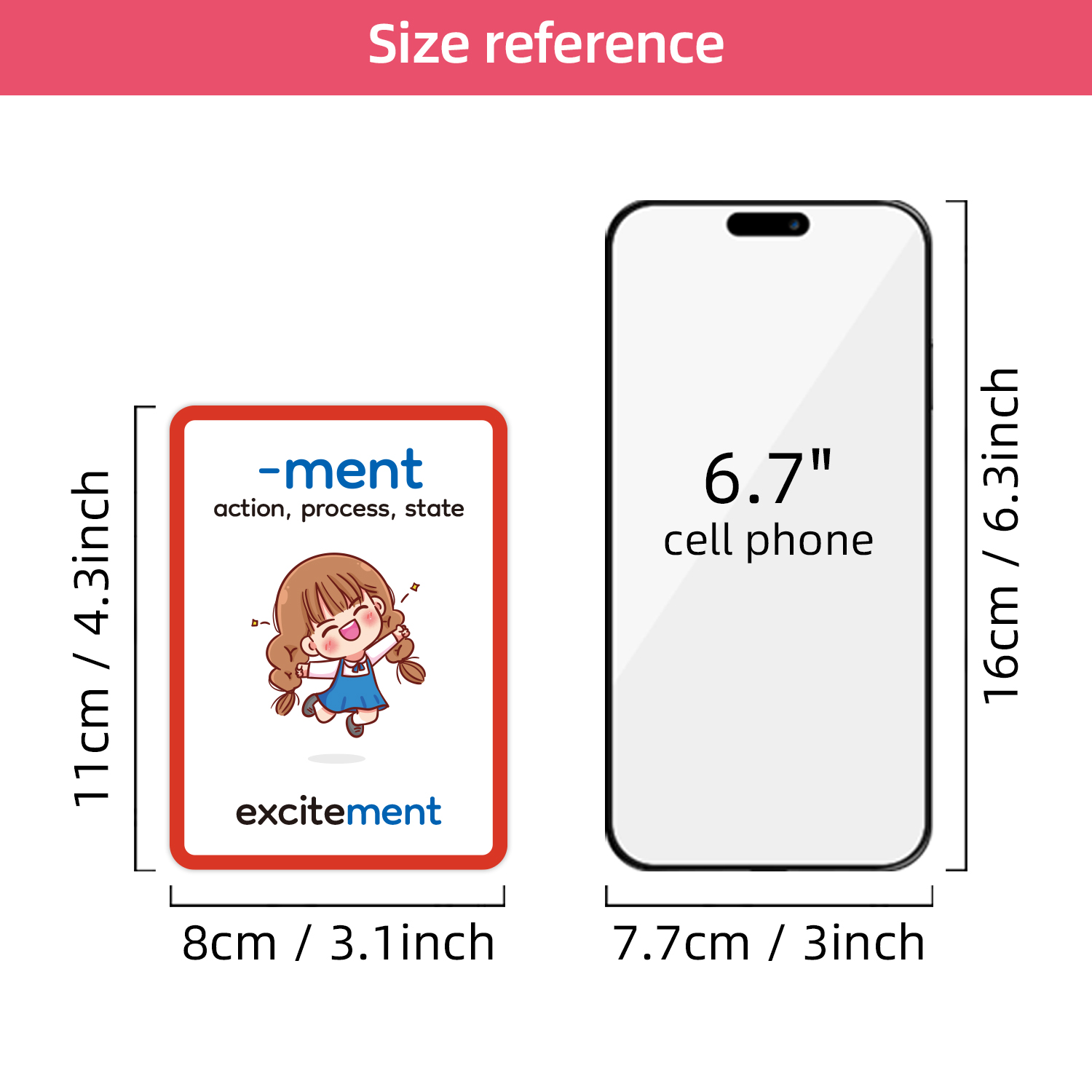 15 sztuk dwustronnych kart do  – Educational Flash Card recenzja i cena