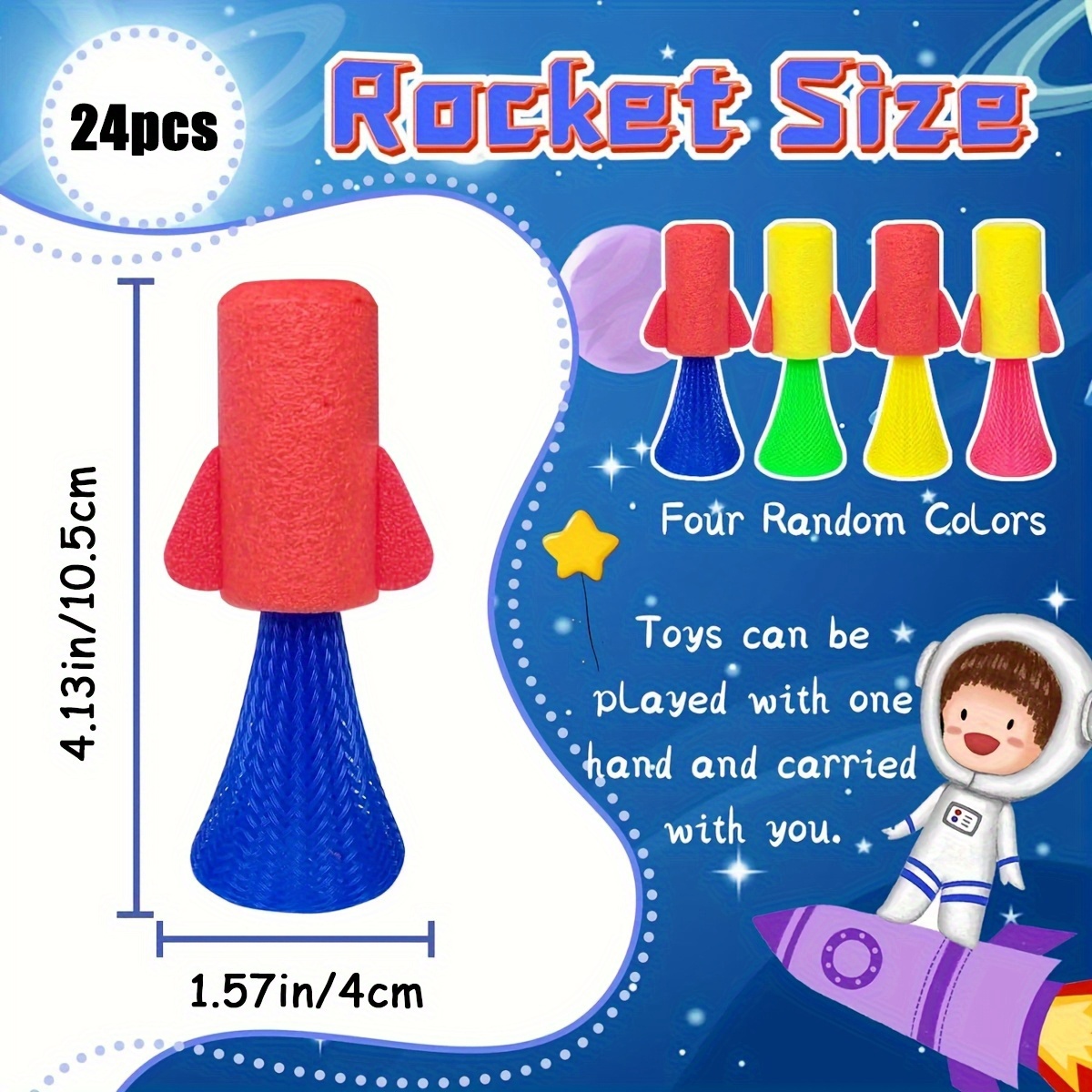 12/24 szt. Skaczące Rakietki S – Kids Toys Jumping Poppers recenzja i cena