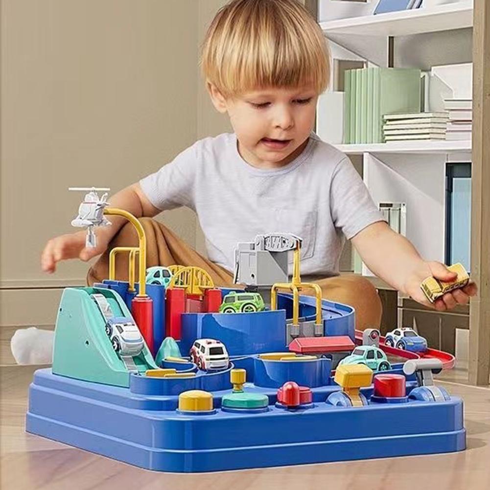 Zabawki wyścigowe, kolejki, mo – Toy Train Track Set recenzja i cena