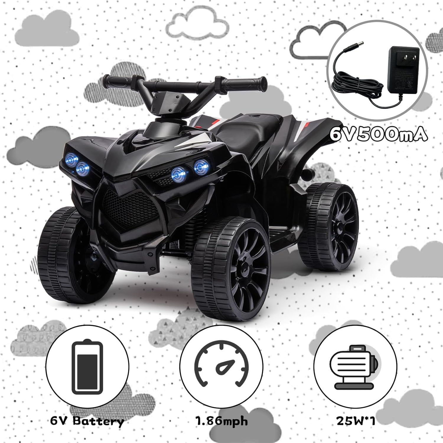 Zabawka elektryczna dla dzieci – Kids Toys Quad recenzja i cena