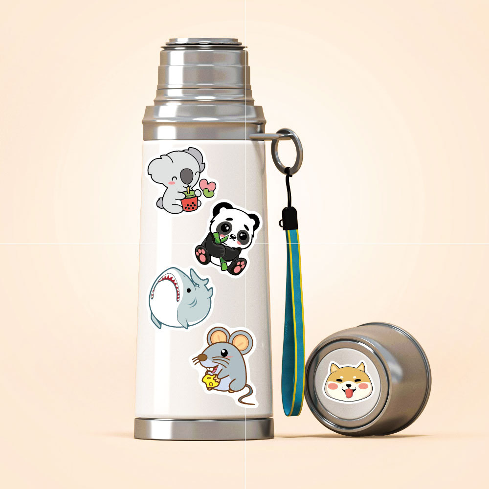100 sztuk śmieszne naklejki ze – Kids Toys Logo recenzja i cena
