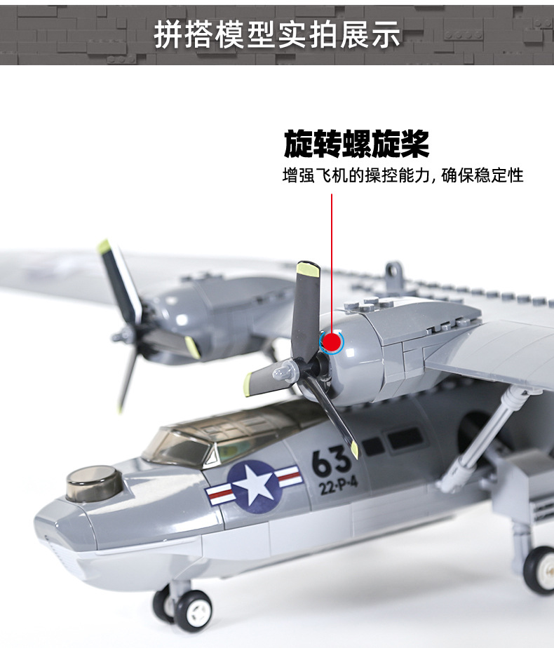 Model samolotu wodnego PBY-5A  – Kid Toys Ads recenzja i cena