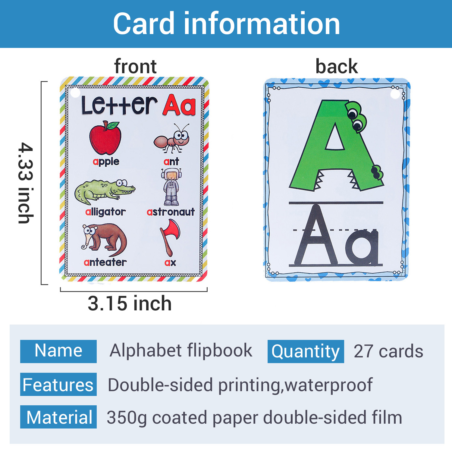 Karty edukacyjne Bview Art Eng – Educational Flash Card recenzja i cena