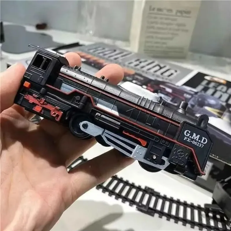 Klasyczny kolejowy pociąg towa – Toy Train Track Set recenzja i cena