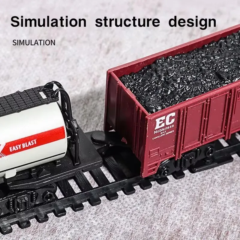 Klasyczny kolejowy pociąg towa – Toy Train Track Set recenzja i cena