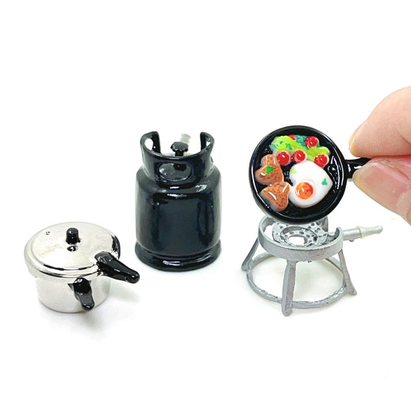 1/12 Zestaw naczyń kuchennych  – Kids Toys Play Egg recenzja i cena