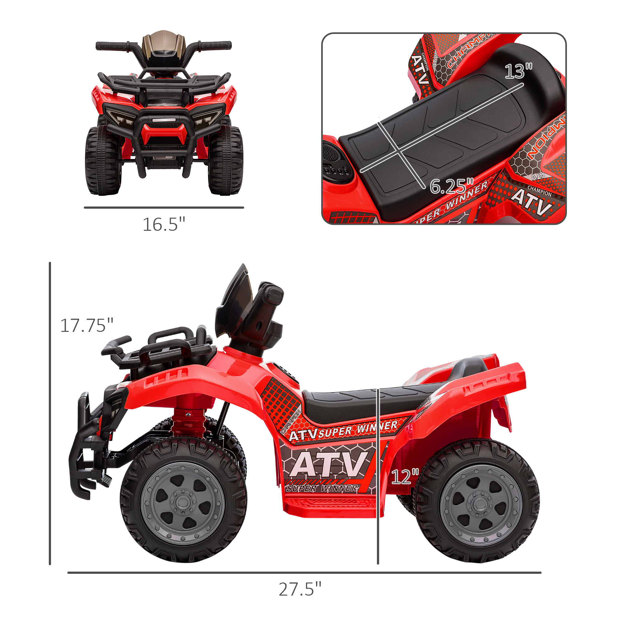 Dziecięcy samochód na akumulat – Kids Toys Quad recenzja i cena
