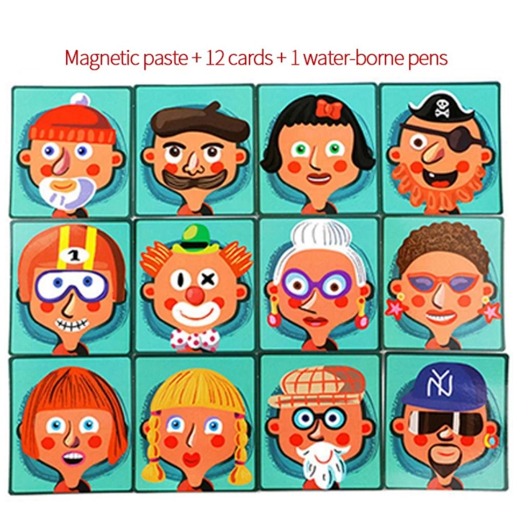 Drewniane Magnetyczne Puzzle 3 – Kids Toys Drawing Easy recenzja i cena