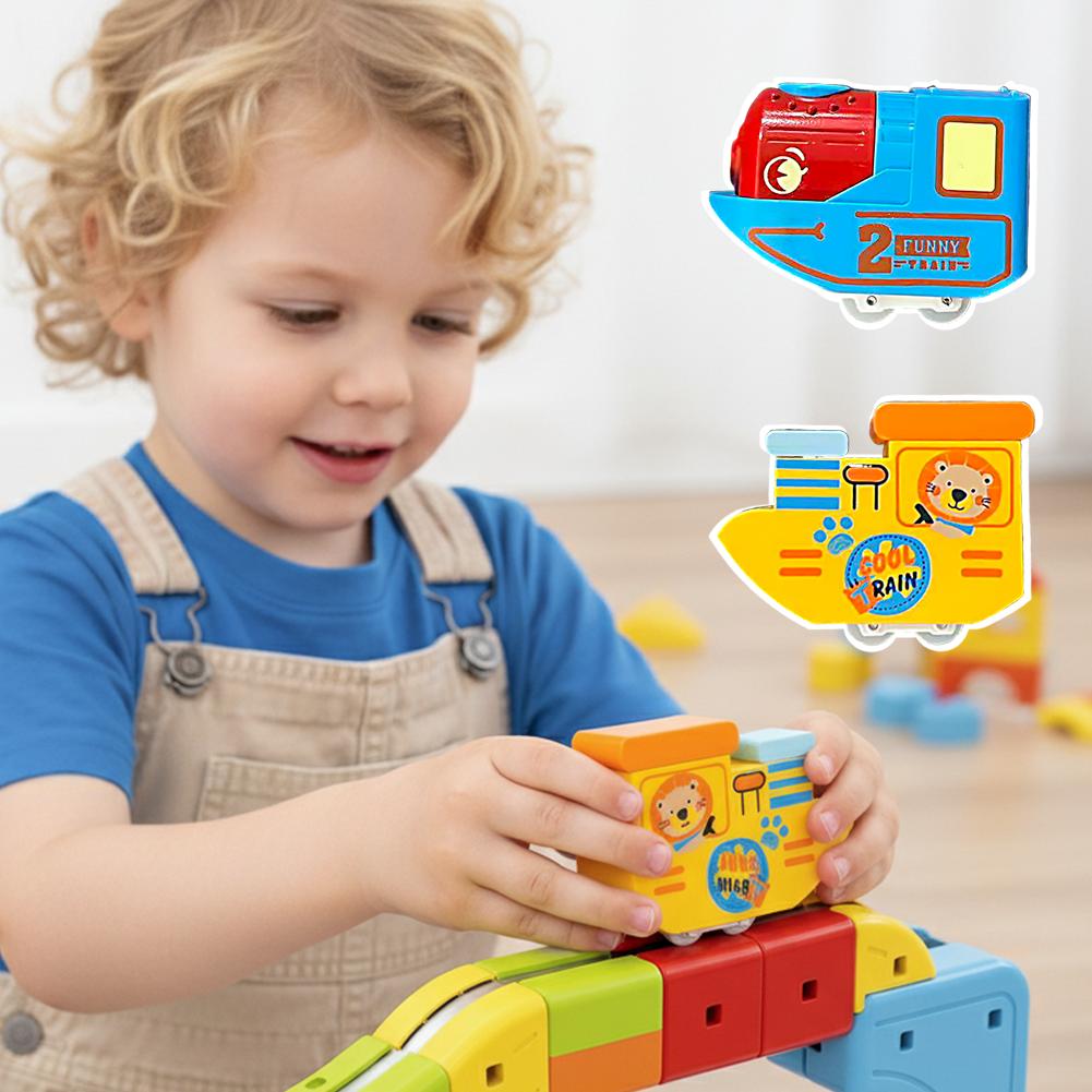 Magnetyczna torowa kolejka dla – Toy Train Track Set recenzja i cena
