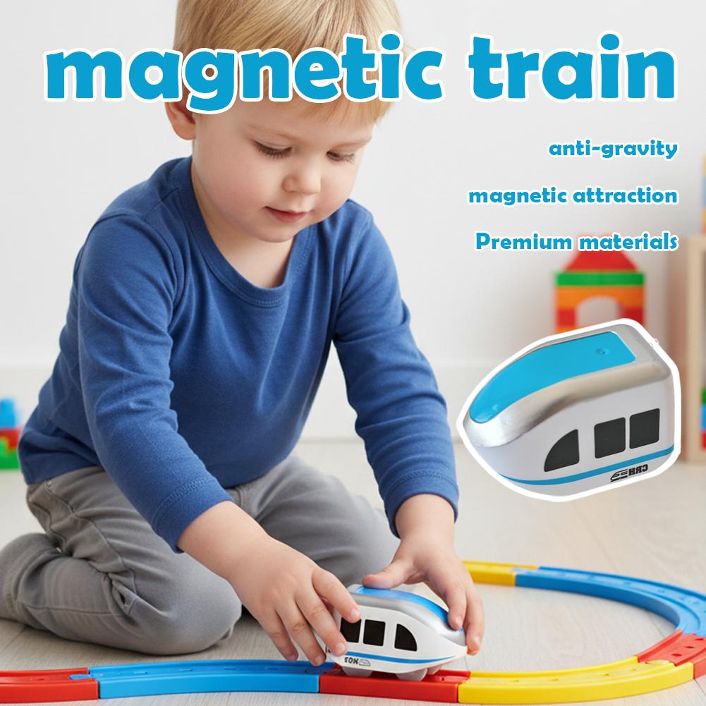 Magnetyczna torowa kolejka dla – Toy Train Track Set recenzja i cena