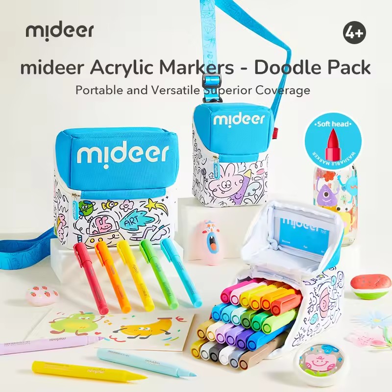 Zestaw markerów akrylowych Mid – Kids Toys Drawing Easy recenzja i cena