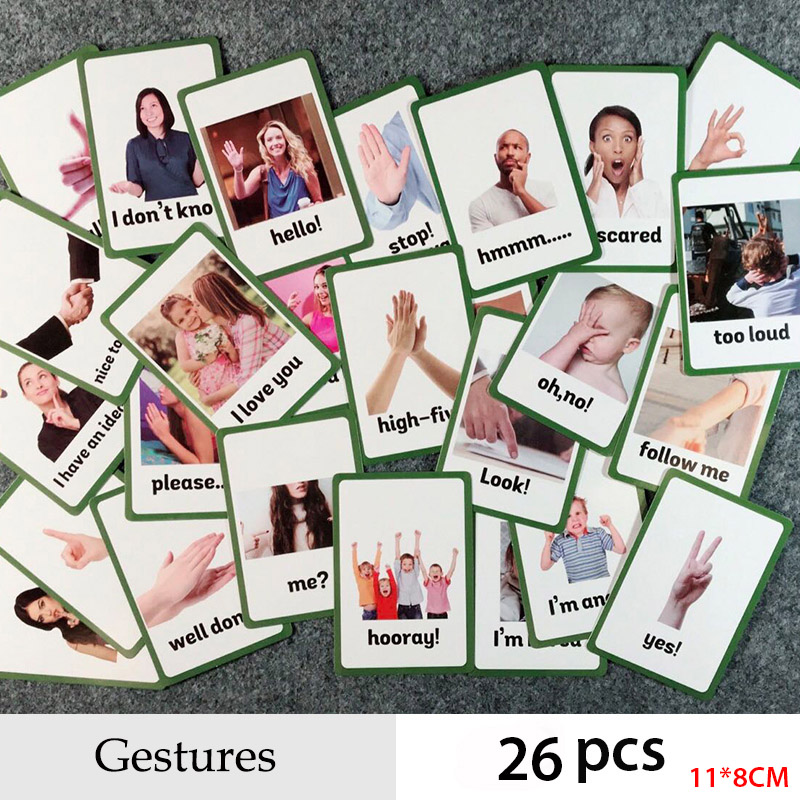 Przyimki i gesty serii angiels – Educational Flash Card recenzja i cena