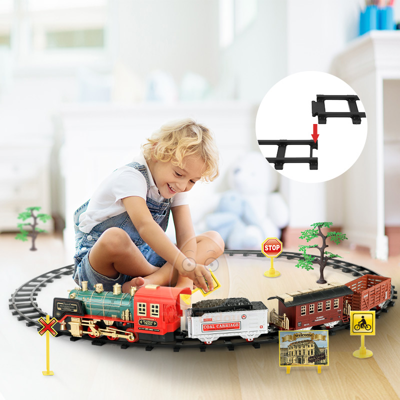 Zdalnie sterowany pociąg kolej – Toy Train Track Set recenzja i cena